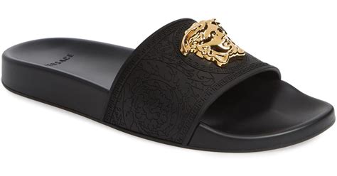 versace medusa mens slides|Versace palazzo slides.